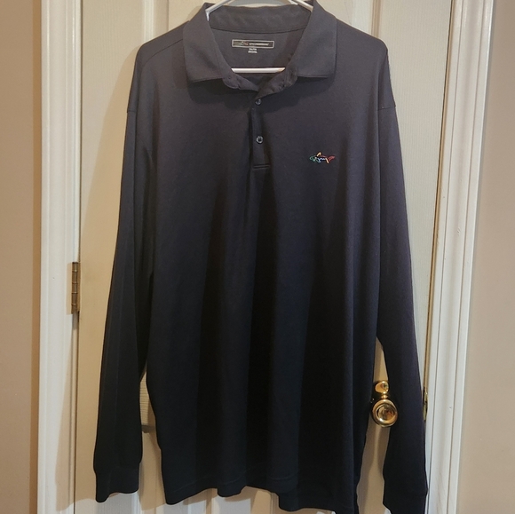 Greg Norman Men’s Long sleeve shirt XXL POLO With Shark Logo - Picture 1 of 6